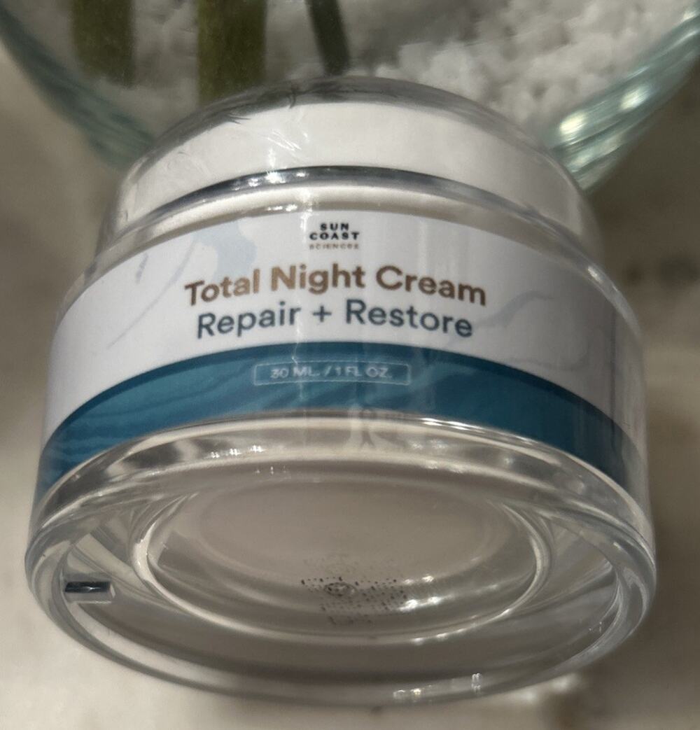 NEW SunCoast Total Night Cream Repair + Restore AntiAge Exp 12/26